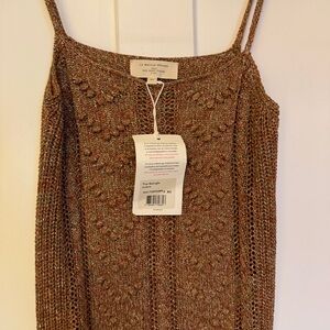 Sezane Brown Knit Sweater